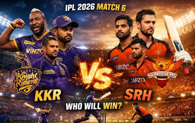 KKR vs SRH IPL 2026 Match Prediction Who Will Win Today’s High-Voltage Clash Match 6